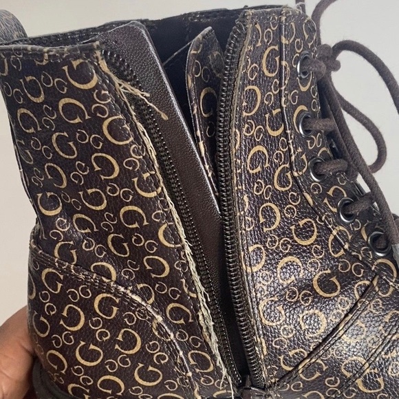 Guess Lace Up boots. Guess Los Angeles Womens Lace Up
Combat Boots - Picture 6 of 9